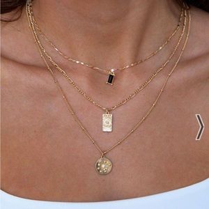 Eclat Arabella Layered Necklace Gold